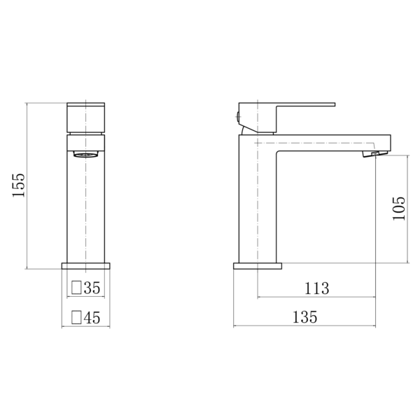 Avon Mono Basin Mixer - Image 2