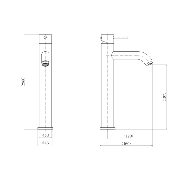 BOUNCE High Rise Mono Basin Mixer - Image 5