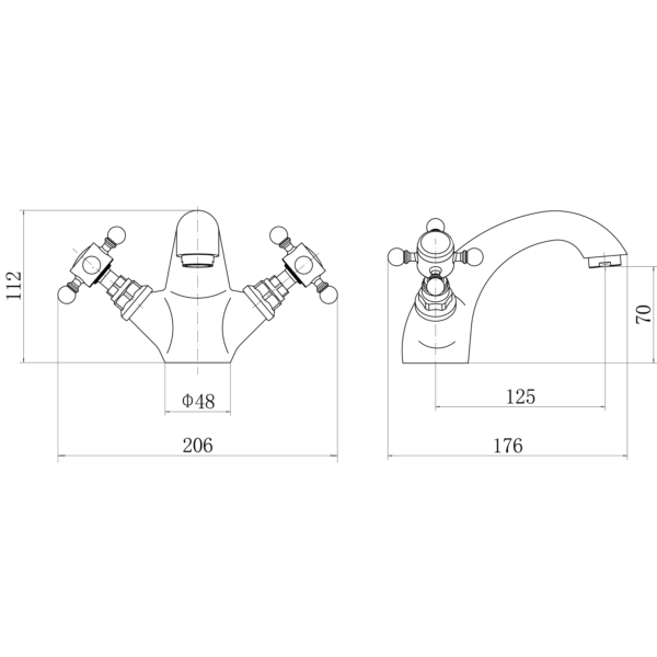 EDEN Mono Basin Mixer - Image 2