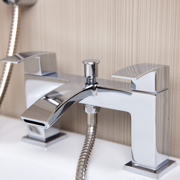 KINLIN Bath Shower Mixer with Handset and Bracket - Image 6