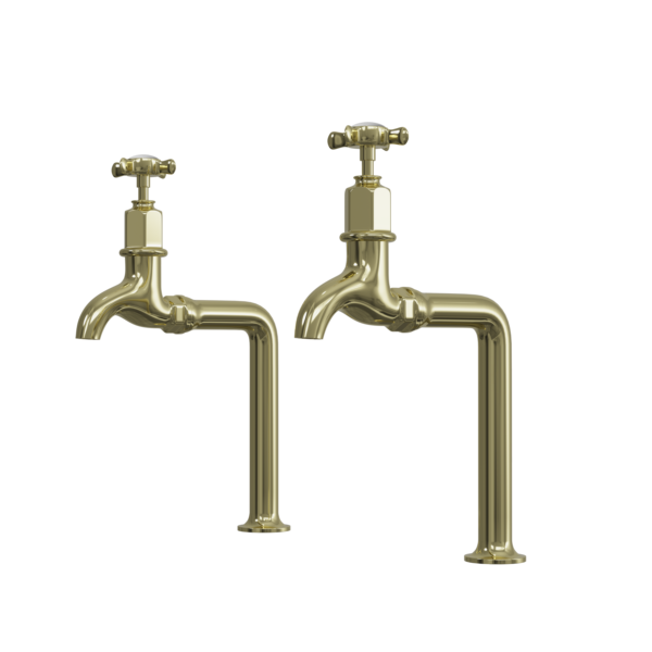 ALTON Hot & Cold Bip Tap Pair with Cross Handles - Image 4