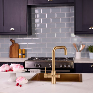 BIO 4 in 1 Instant Biometric Hot Water Kit - Brushed Brass