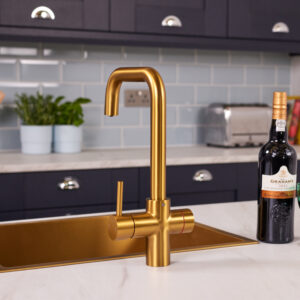 BIO 4 in 1 Instant Biometric Hot Water Kit - Brushed Gold