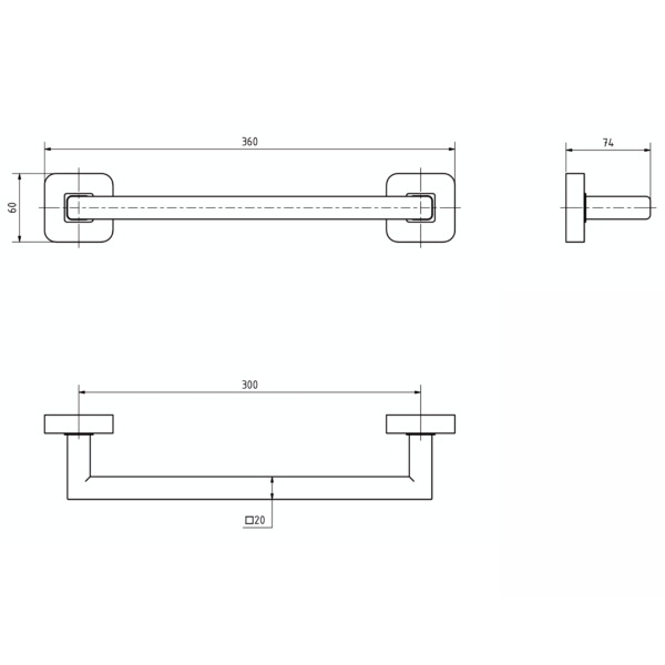 CALI Square Grab Bar - Image 5