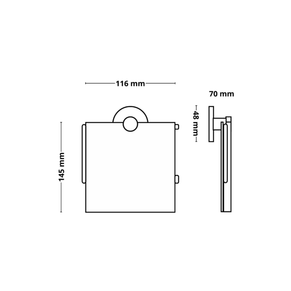Cali Toilet Roll Holder - Image 4