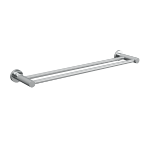 CALI Double Towel Rail (Chrome)