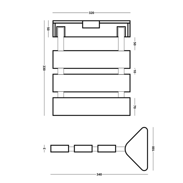 CALI Wall-Mounted Shower Seat - Image 5
