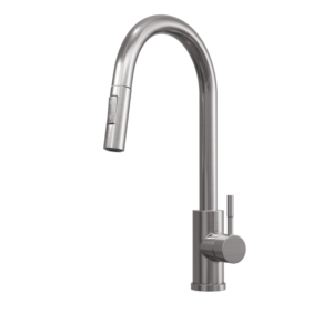 CATO Kitchen Mixer Tap Brushed Steel - Brushed Steel
