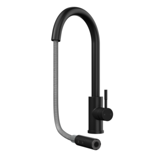 CATO Pull-out Kitchen Mixer Tap with Hand Spray Matt Black