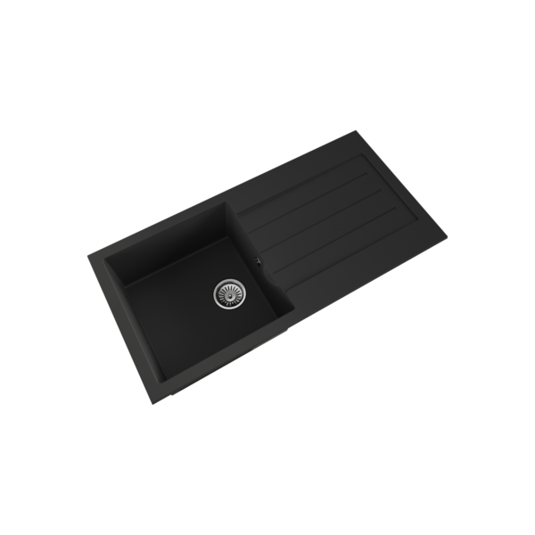 COMITE 1 Bowl Kitchen Inset Sink & Drainer with Strainer Waste(s) - Image 4