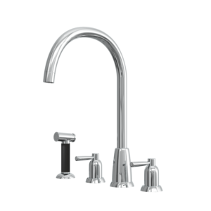 CONTRA Dual Lever 4 TH Traditional Mixer & Spray Rinser