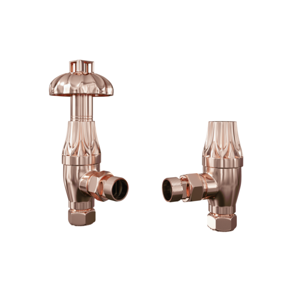 EALING Traditional Style Angled Thermo Valve Pack - Image 2