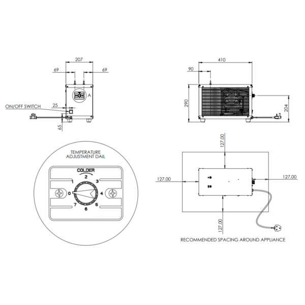 ELISE 4 in 1 with Chiller Instant Hot Water Kit - Image 13