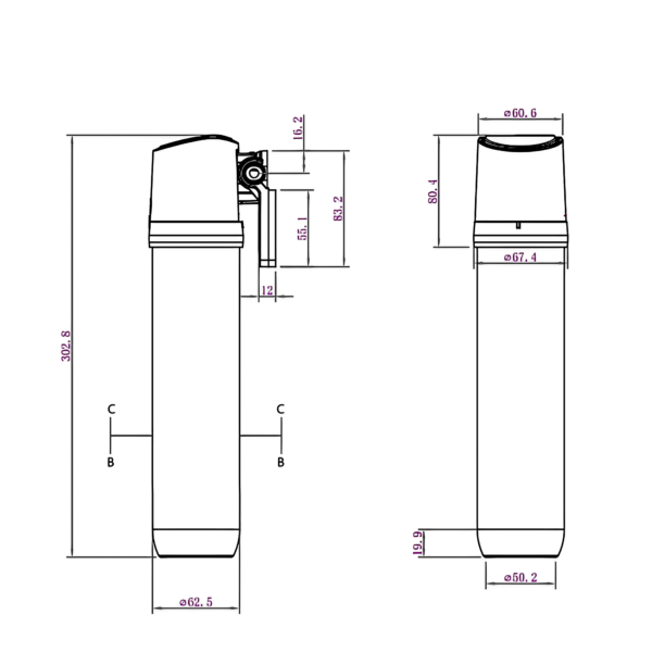 BISHOP CRUCIFORM 3 in 1 Instant Hot Water Kit WHITE - Image 12