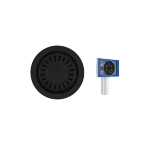 ELITE Kitchen Strainer Waste with Overflow - Matt Black