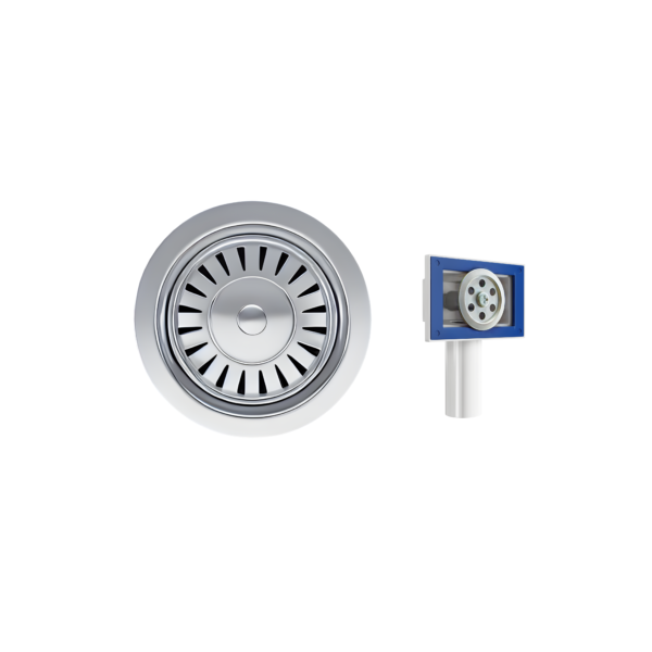ELITE Kitchen Strainer Waste with Overflow - Image 9