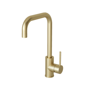 FORMA Single Lever Kitchen Mixer - Brushed Brass