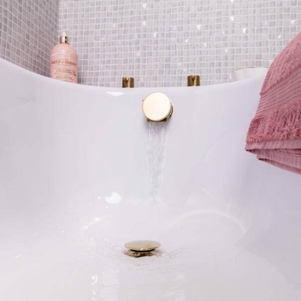 Easy Clean Freeflow Round Pop-Up Bath Filler Waste - Image 7