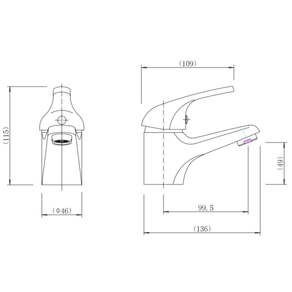 LOOP Mono Basin Mixer - Image 6