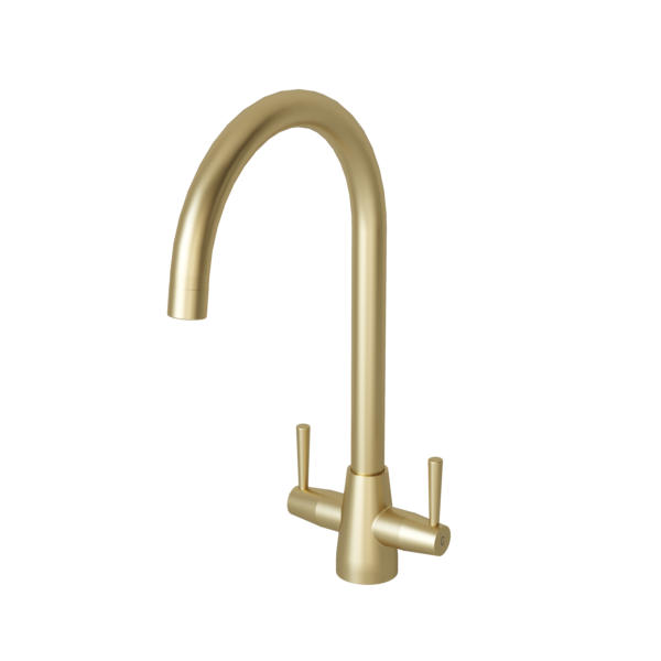 LUSSO Twin Lever Kitchen Mixer - Image 3