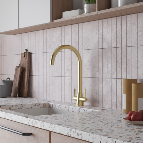 LUSSO Twin Lever Kitchen Mixer - Image 7