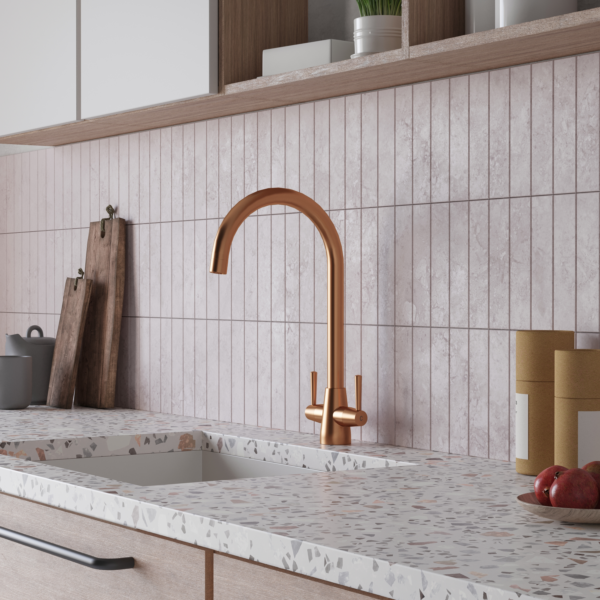 LUSSO Twin Lever Kitchen Mixer - Image 9