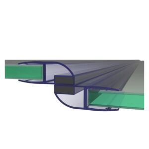 Pivot 6mm Door Magnetic Pair of Seals