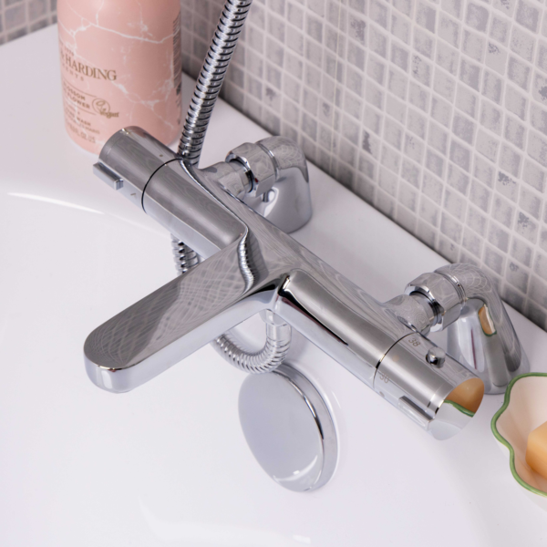 ORHAN Thermo Bath Shower Mixer Tap with Legset - Image 6