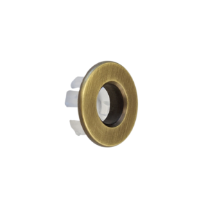 Shower Overflow Ring - Antique Brass