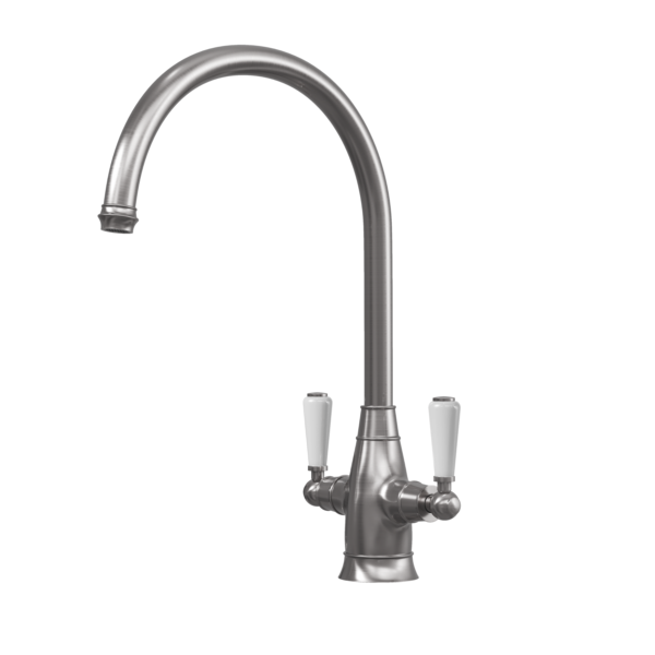 OSWALD Dual Lever Traditional Kitchen Sink Mixer - Image 3