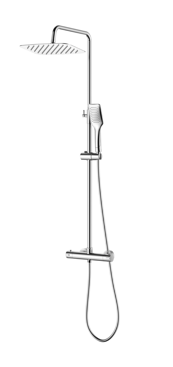OVAL Round Style Thermostatic Shower Kit