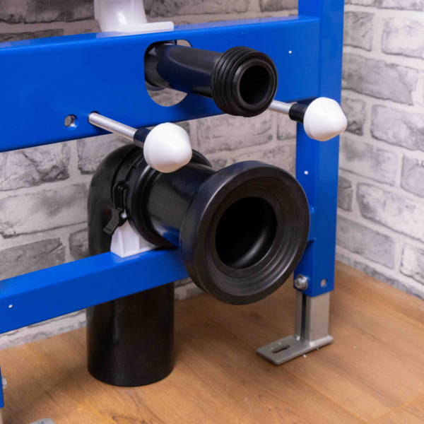 Wall Hung Toilet Frame with Concealed Cistern & Flush Plate - Image 3