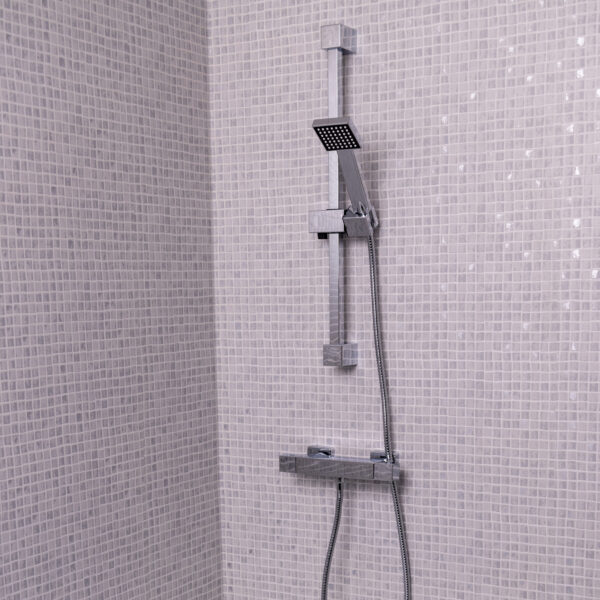 POUR Square Style Thermo bar Valve & Slide Rail Kit - Image 2