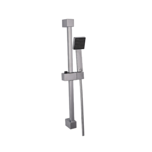 POUR Square Slide Rail Kit with Paddle Handset