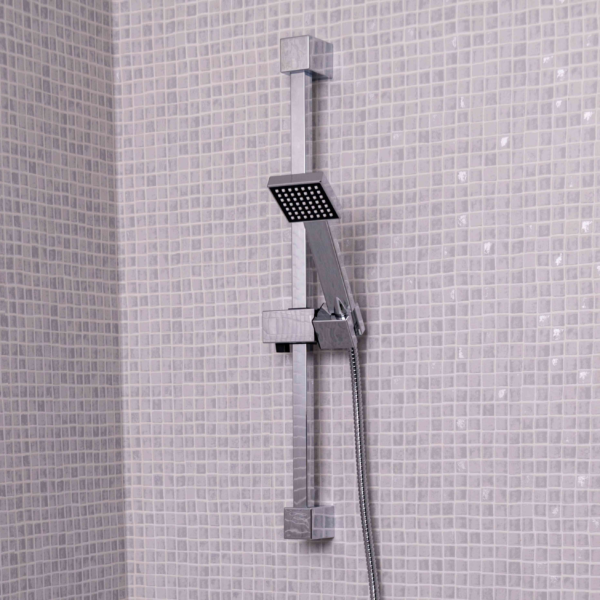 POUR Square Slide Rail Kit with Paddle Handset - Image 3