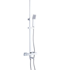 SOCORRO Square Style Thermostatic Shower Kit with Bath Filler