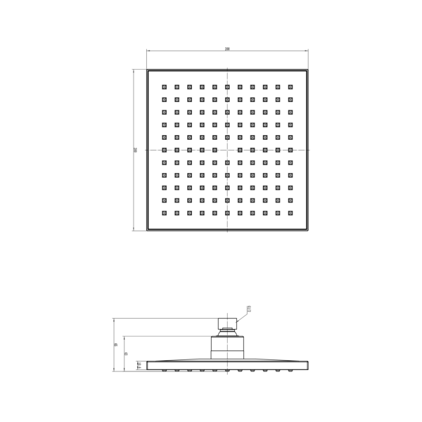 Wall Mounted Shower Head - Image 8