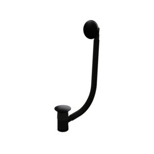 Bath Waste Top Fix - Matt Black