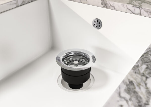 Top Fix Kitchen Strainer Waste with Overflow - Image 16