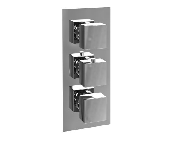 VEDA Concealed Thermostatic Shower with Fixed Head and Flexible Kit