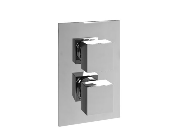 VEDA 2 Function Concealed Thermostatic Shower with Fixed Head and Flexible Kit - Image 2
