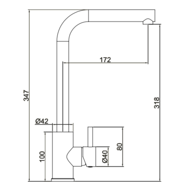 VITO Swan Single Lever Kitchen Mixer - Image 19
