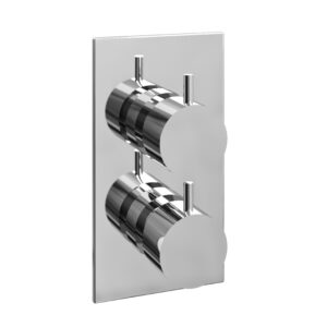 ZONA 1 Function Concealed Thermostatic Round Style Shower with Flexi Kit