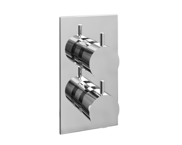 ZONA 1 Function Concealed Thermostatic Round Style Shower with Flexi Kit