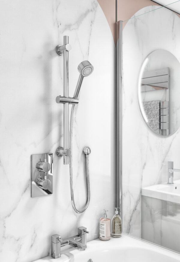 ZONA Concealed Thermostatic Shower with Flexi Kit - Image 2