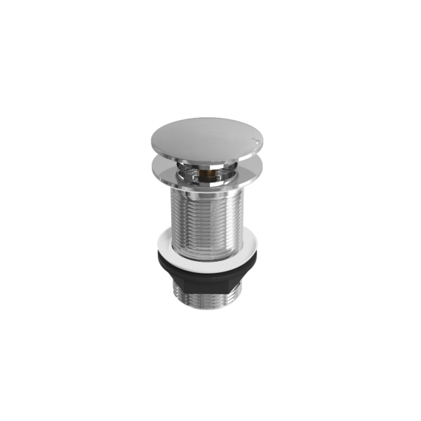 Mushroom Push Button Click-Clack Basin Waste (Unslotted)