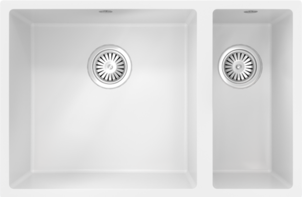 COMITE 1.5 Bowl Undermounted Sink with Strainer Waste(s) (GLOSS FINISH) - Image 3