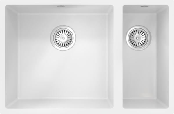 COMITE 1.5 Bowl Undermounted Sink with Strainer Waste(s) (MATT FINISH) - Image 3