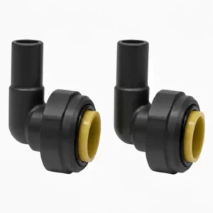 Push-Fit  Reducing 90° TRV elbows M 15mm x F 10 mm - 1 x Pair