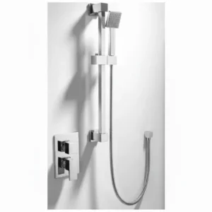 Veda Square Single‑Function Concealed Shower Valve Kit - Chrome